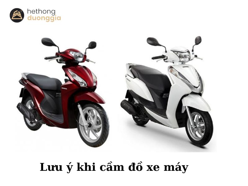 Cầm đồ xe máy giá cao tại Dương Gia
