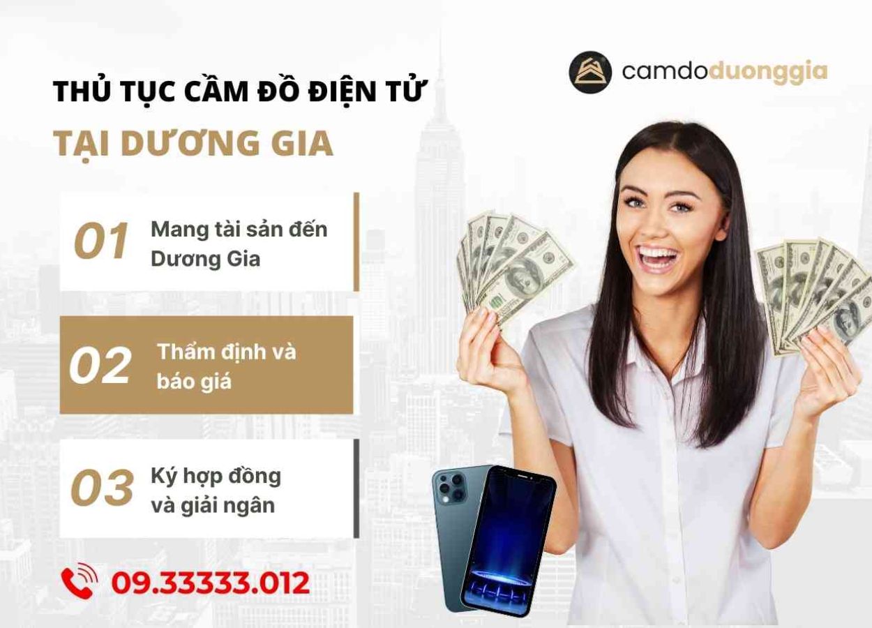 Thủ tục cầm đồ điện thoại