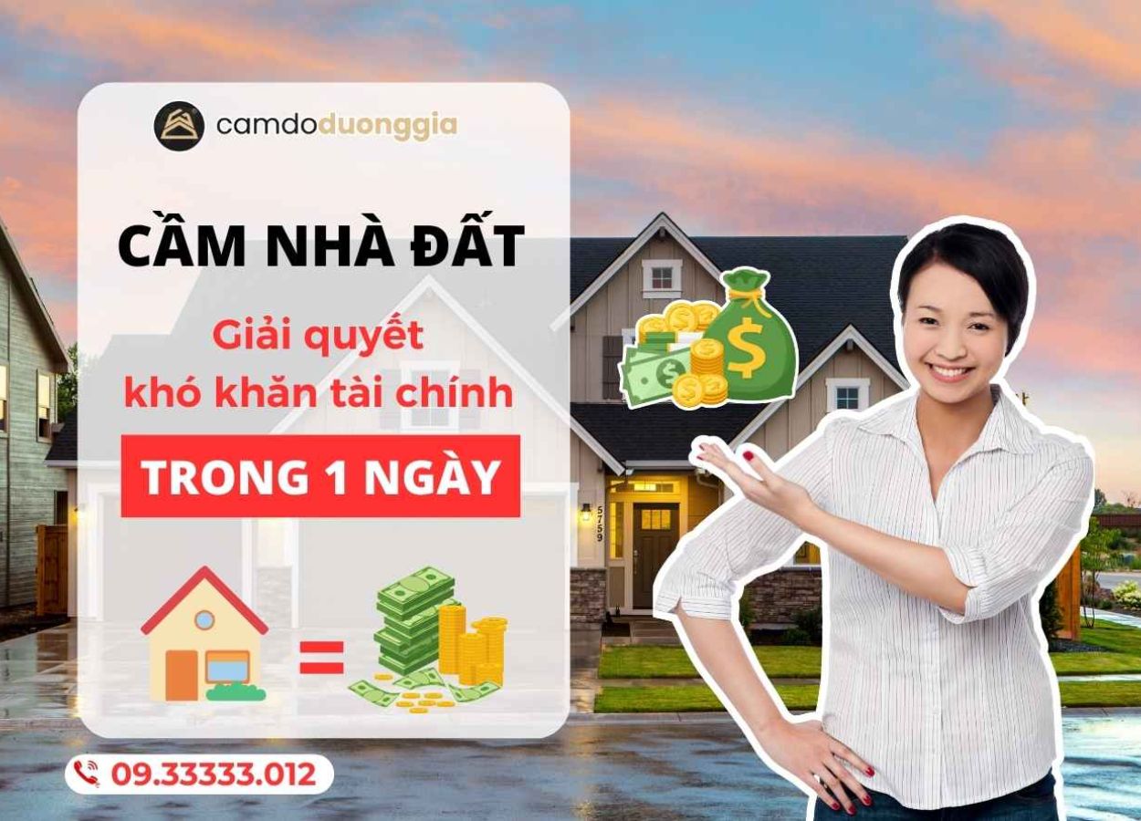 cầm giấy tờ nhà đất
