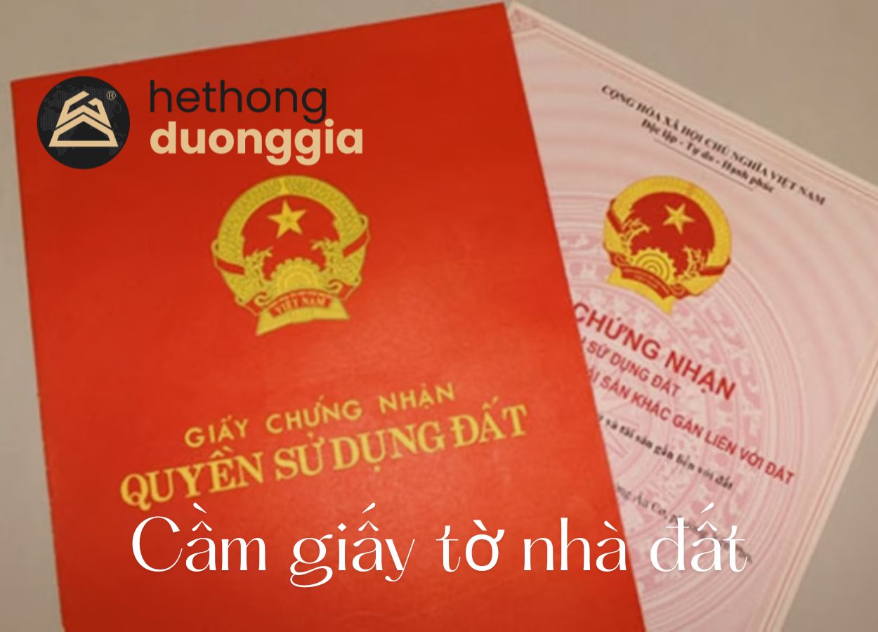 cầm giấy tờ nhà đất nhanh chóng